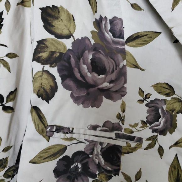 NICK & MO Cotton Floral Blazer with Yellow Lining Artsy Cottage Medium - Picture 2 of 7